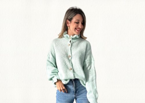 Chaqueta de punto mint