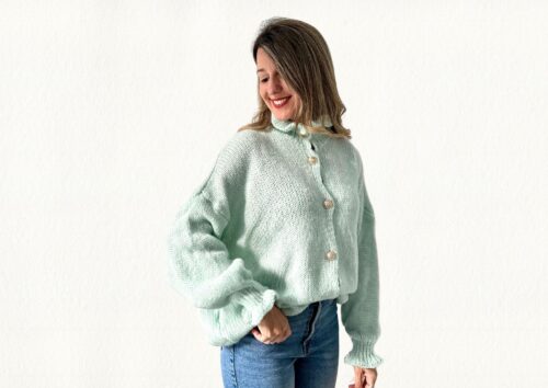 Chaqueta de punto mint