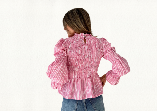 Blusa nido rosa