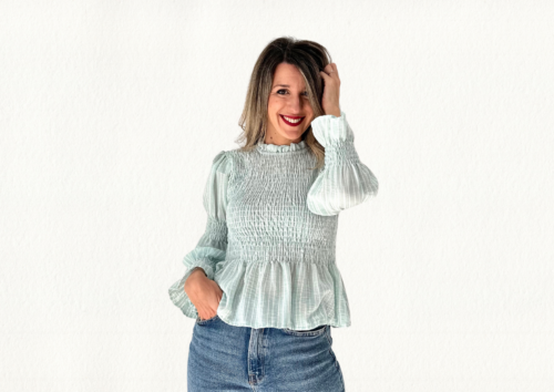 Blusa nido mint