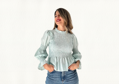 Blusa nido mint